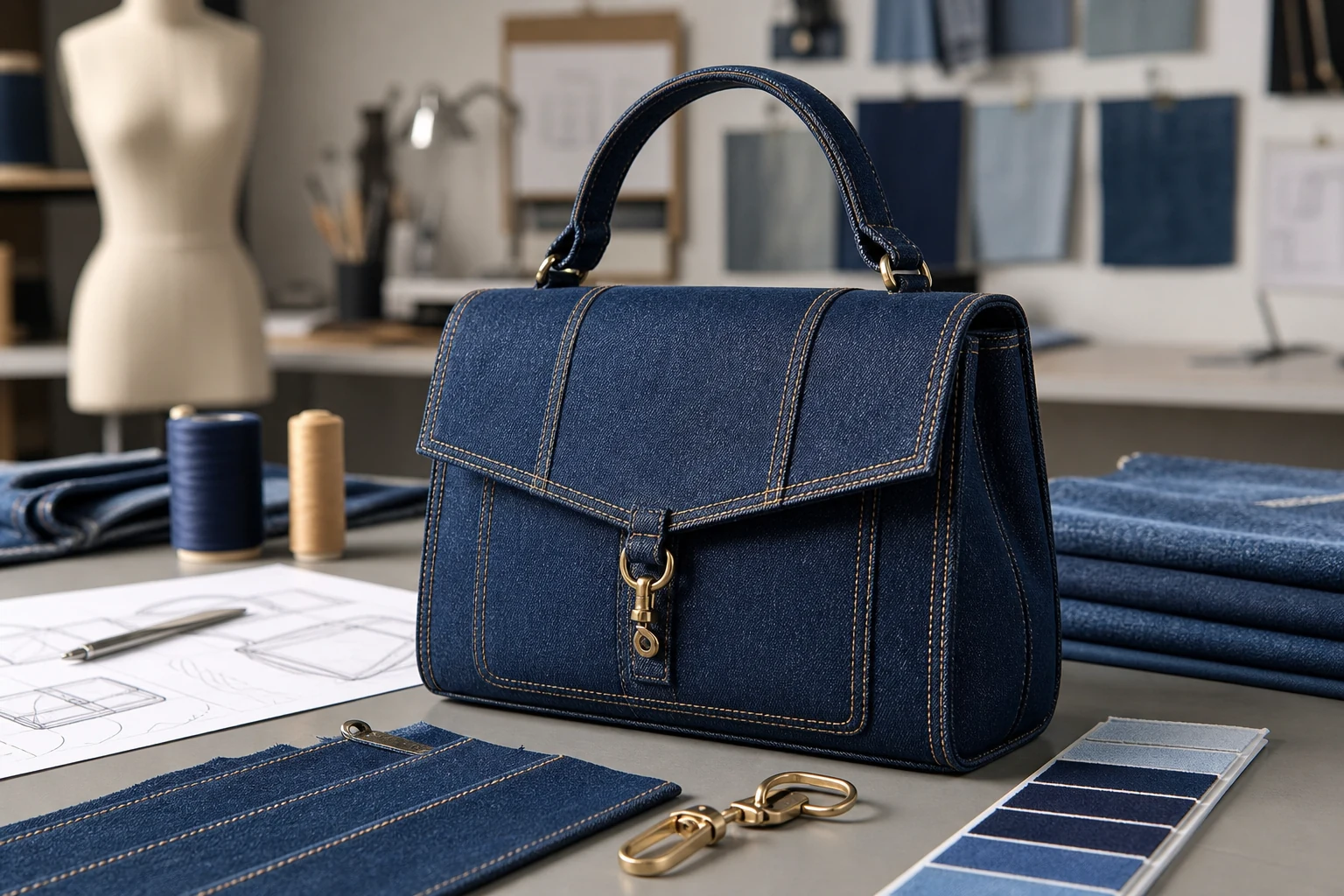 Custom Denim Purse Manufacturer: The 2026 Guide to Sourcing & Quality Control (2026 Updated)