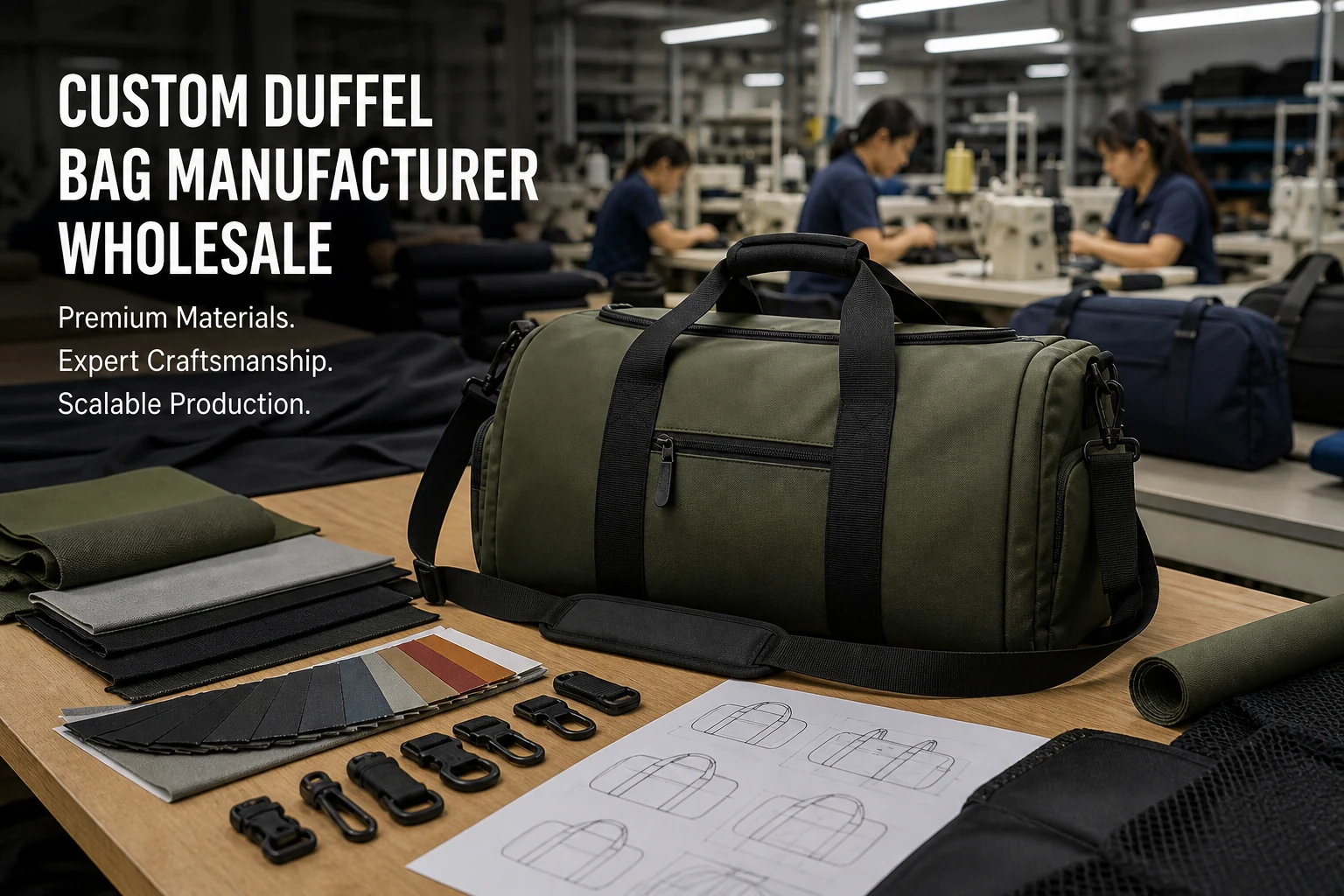 Custom Duffel Bag Manufacturer Wholesale: Weekender & Travel Duffel Sourcing Guide