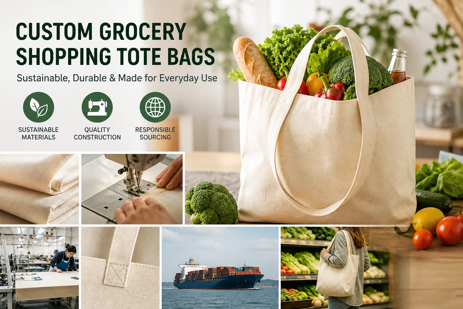 Why 90% of Custom Grocery Shopping Tote Bags Fail the Load Test: A 2026 Factory Insider’s Guide
