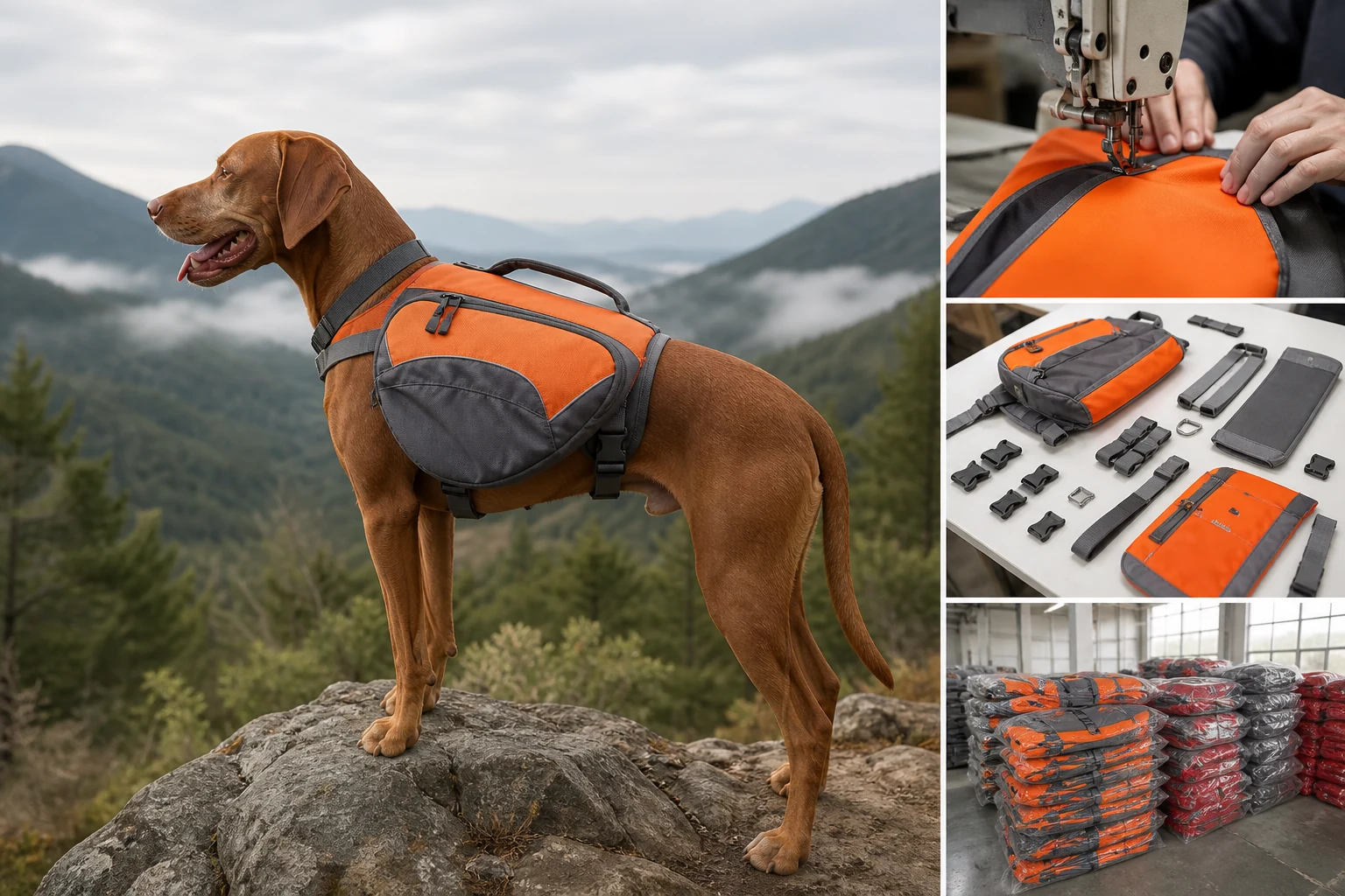 Dog Hiking Backpack Manufacturer Wholesale: Trail-Ready Packs for Outdoor Pet Brands