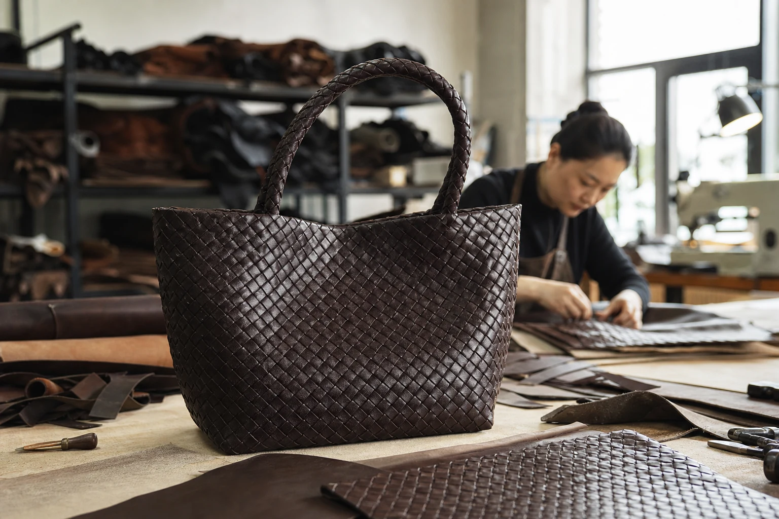 The Ultimate B2B Guide to Luxury Woven Leather Bags Manufacturing (2026 Updated)