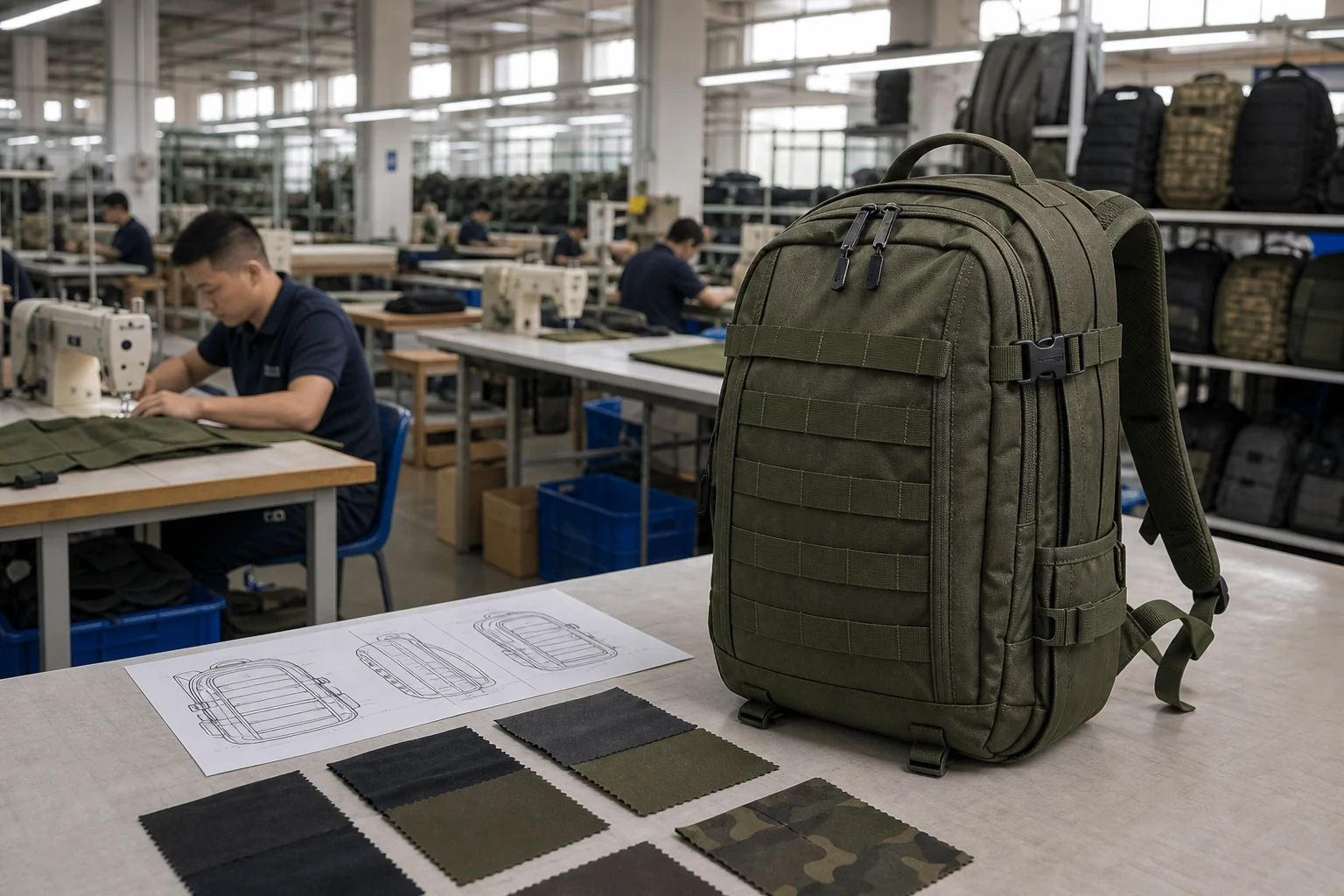 OEM Backpack Wholesale Factory China — MOQ 300, Quote in 24 Hours