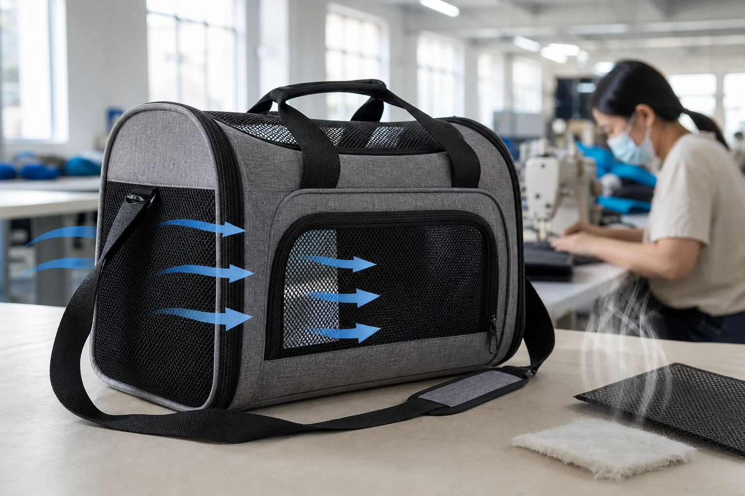 Pet Carrier Breathable Mesh Ventilation Standards: Mesh, Airflow & Safety
