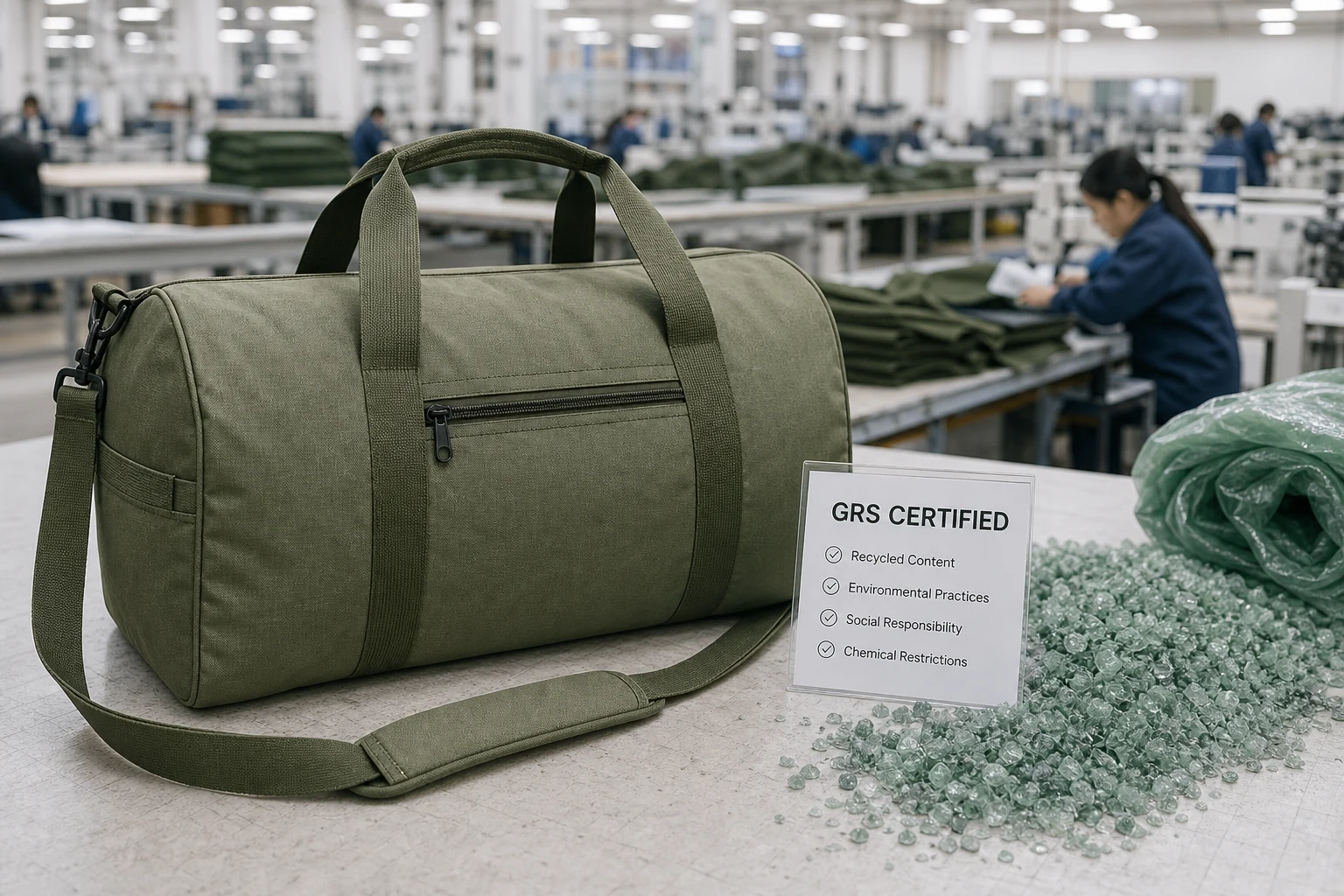 RPET Bag Manufacturer: Sourcing GRS-Certified Fabric Without the Greenwash