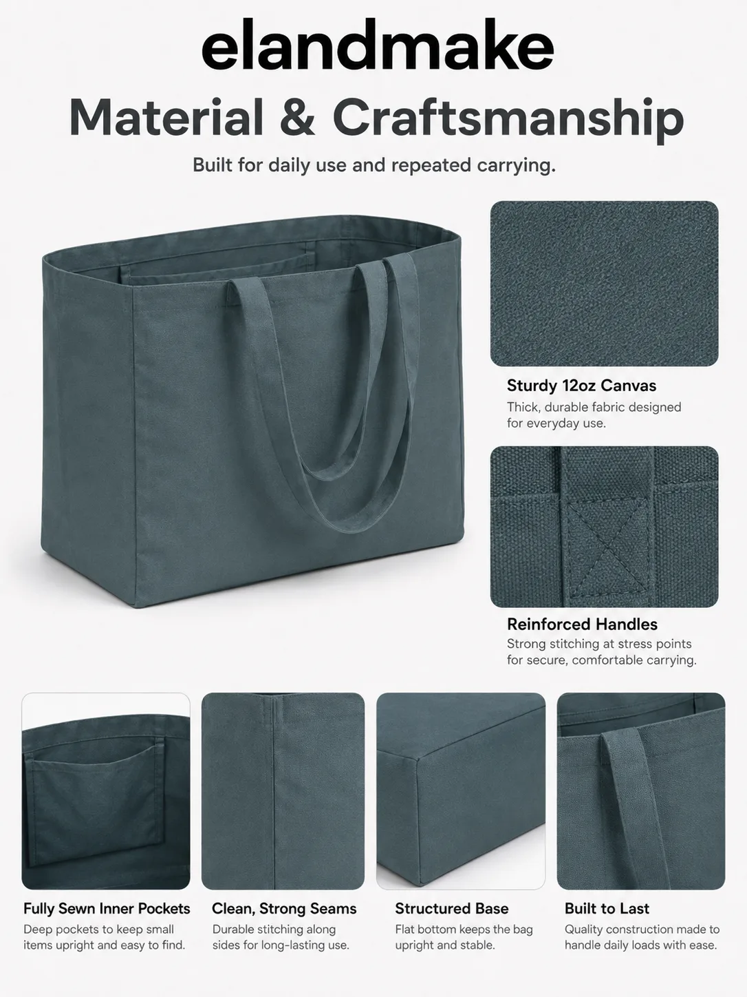 reusable grocery tote bag
