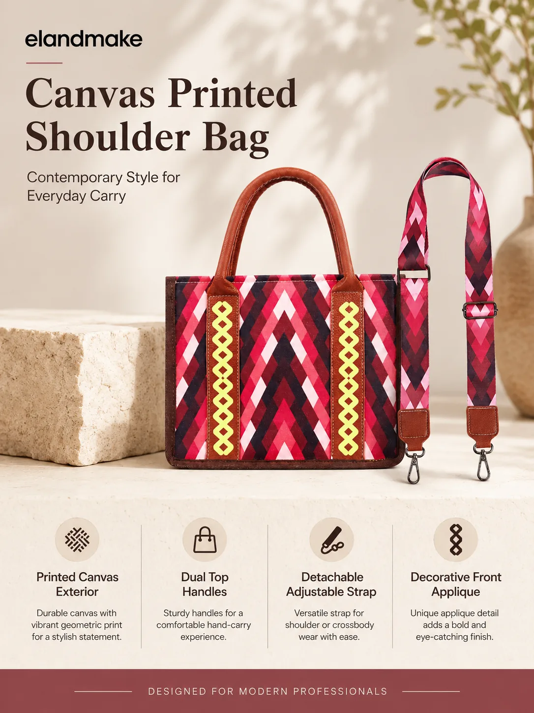 Canvas Printed Shoulder Bag Manufacturer factory