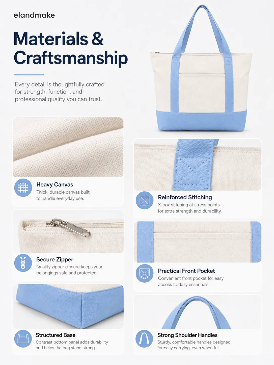 Heavy Duty Canvas Tote Bag Factory