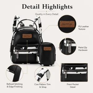 Cow Pattern Backpack Factory