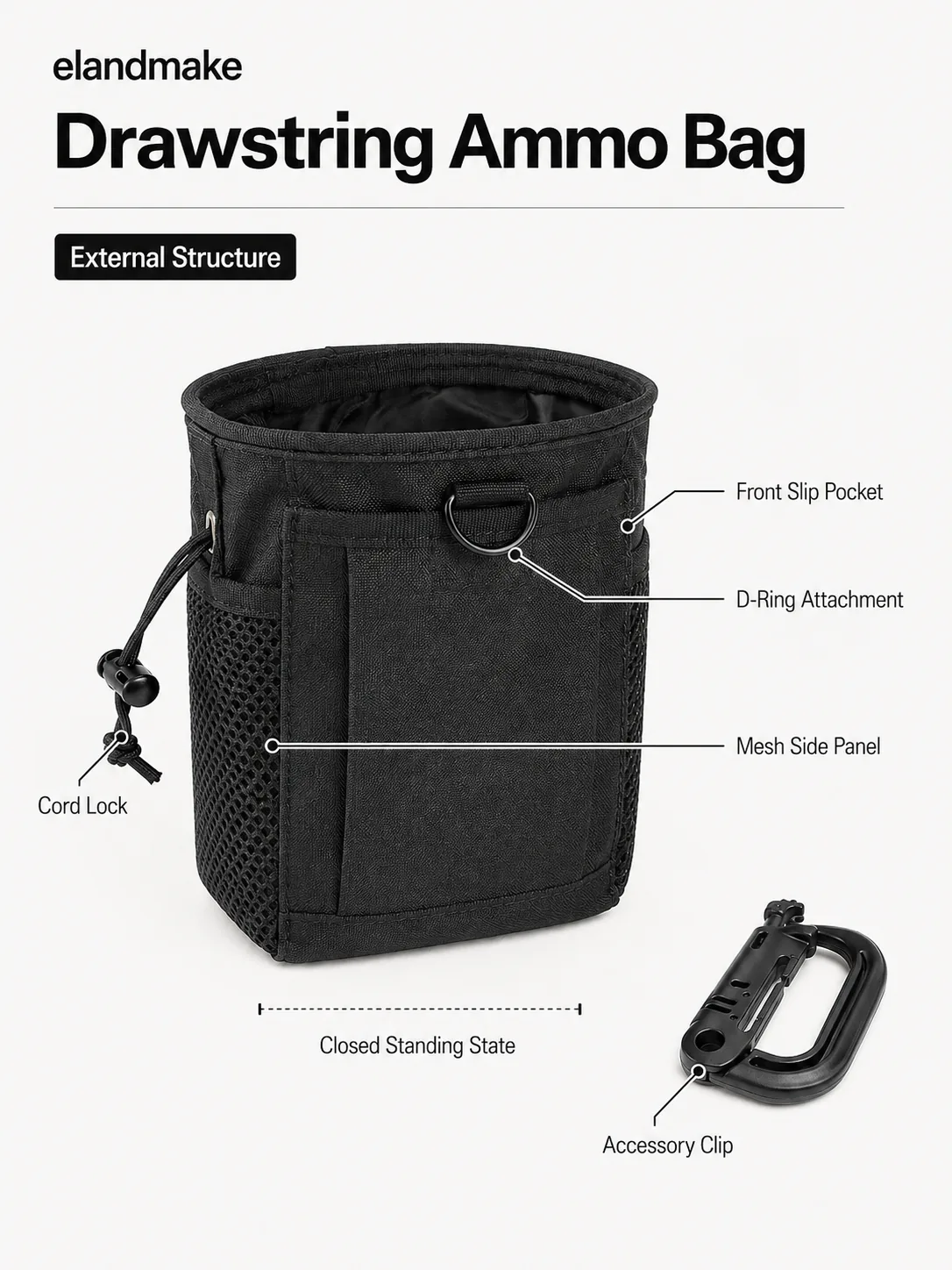 Custom Drawstring Ammo Bag Wholesale