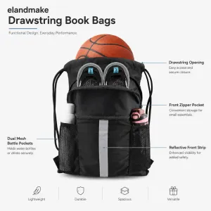 Custom Drawstring Book Bags Factory