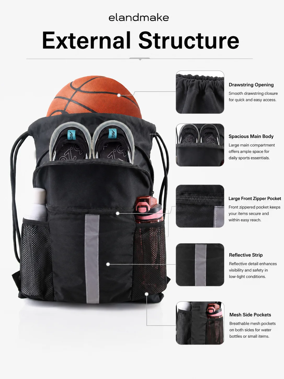 Custom Drawstring Book Bags Factory
