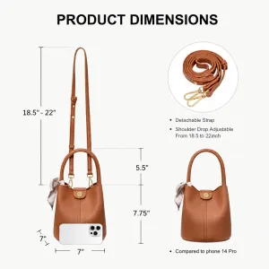 faux leather bucket crossbody bag manufacturer