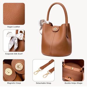 faux leather bucket crossbody bag manufacturer
