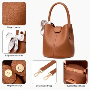 faux leather bucket crossbody bag manufacturer