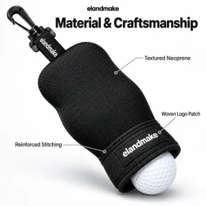 custom golf ball cleaner pouch manufacturer