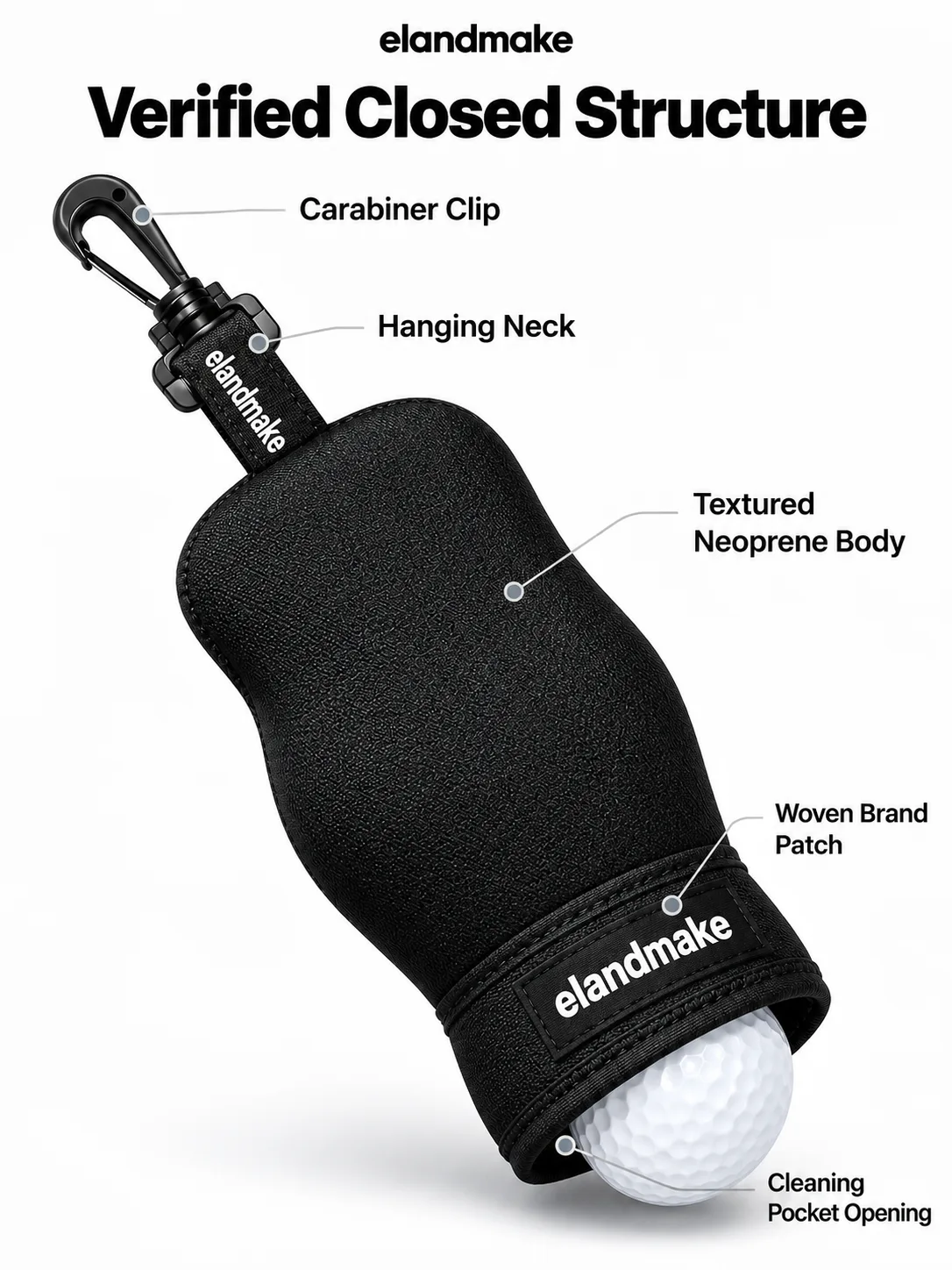 custom golf ball cleaner pouch manufacturer