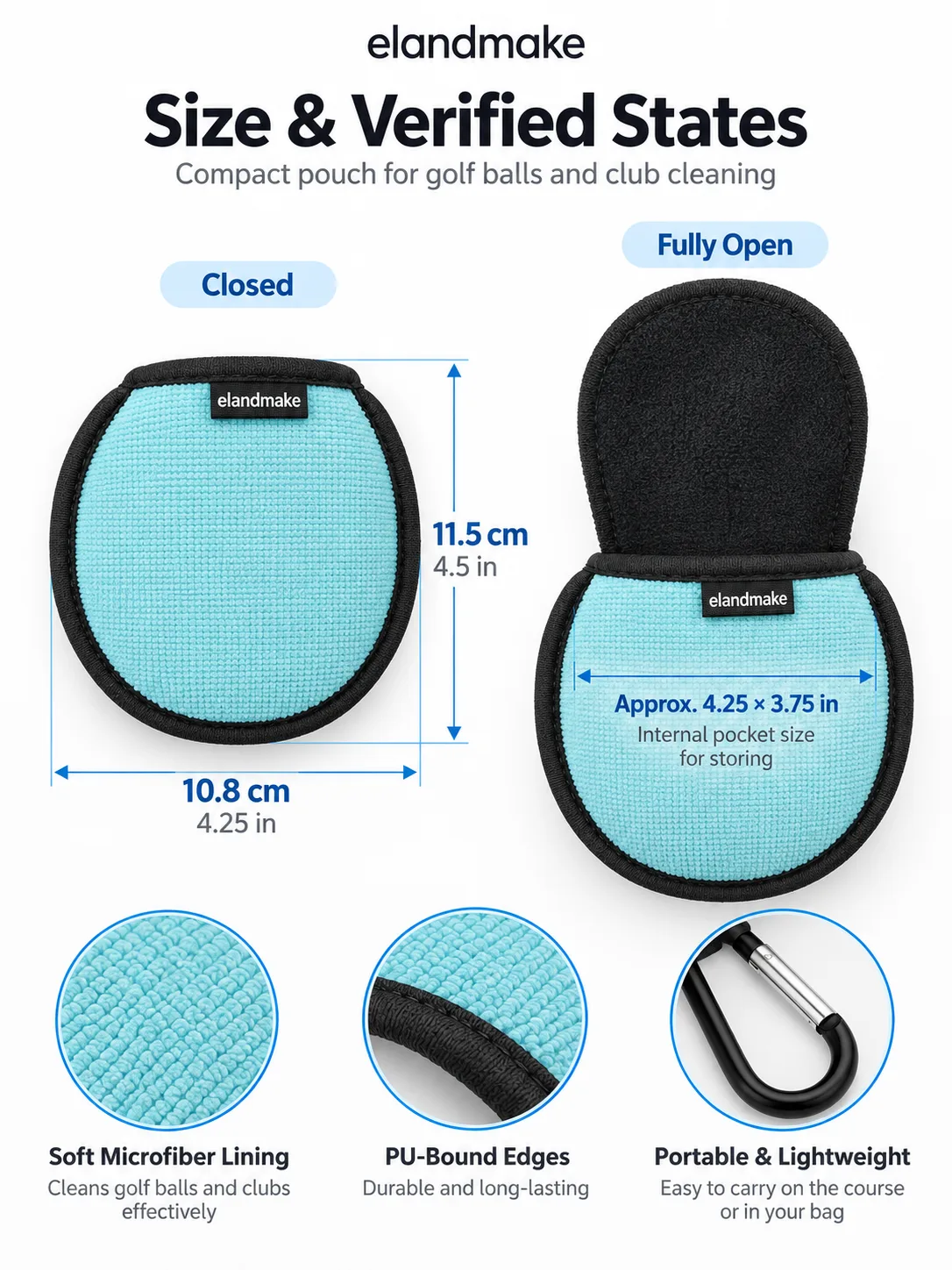 golf ball cleaning bag manufacturer