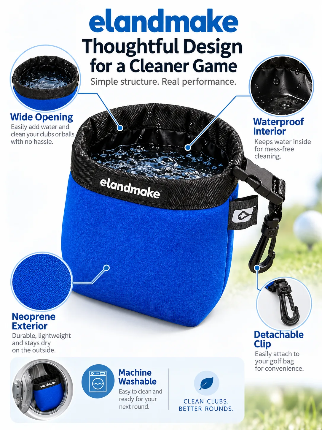 golf club cleaning bag manufacturer