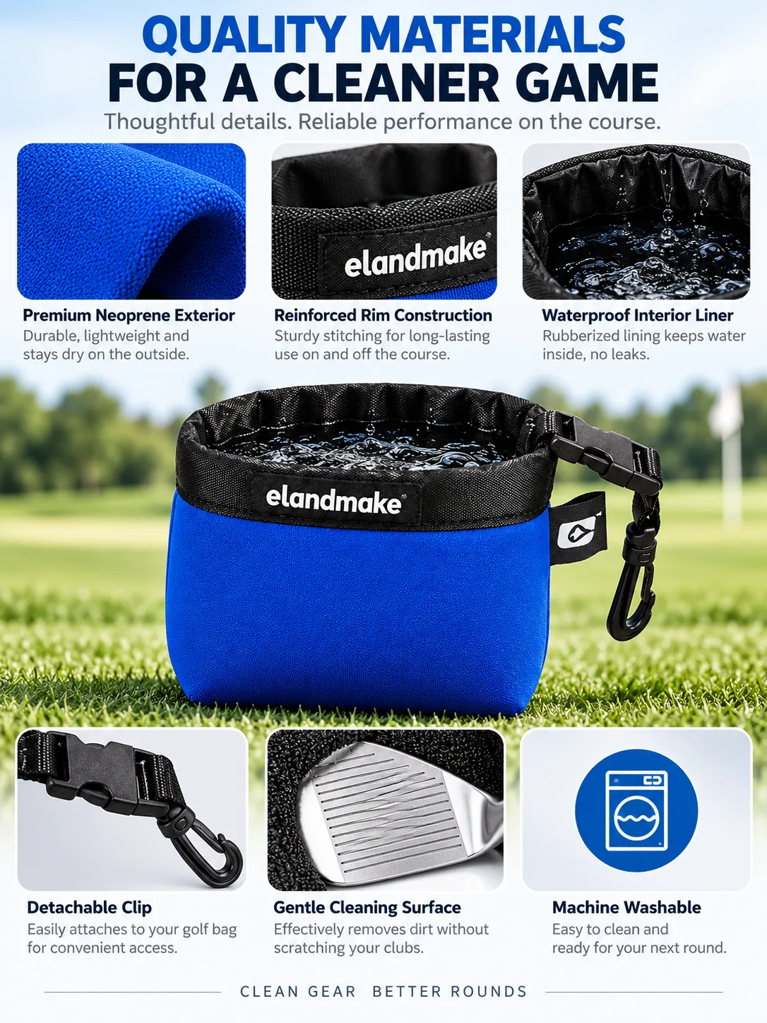 golf club cleaning bag manufacturer