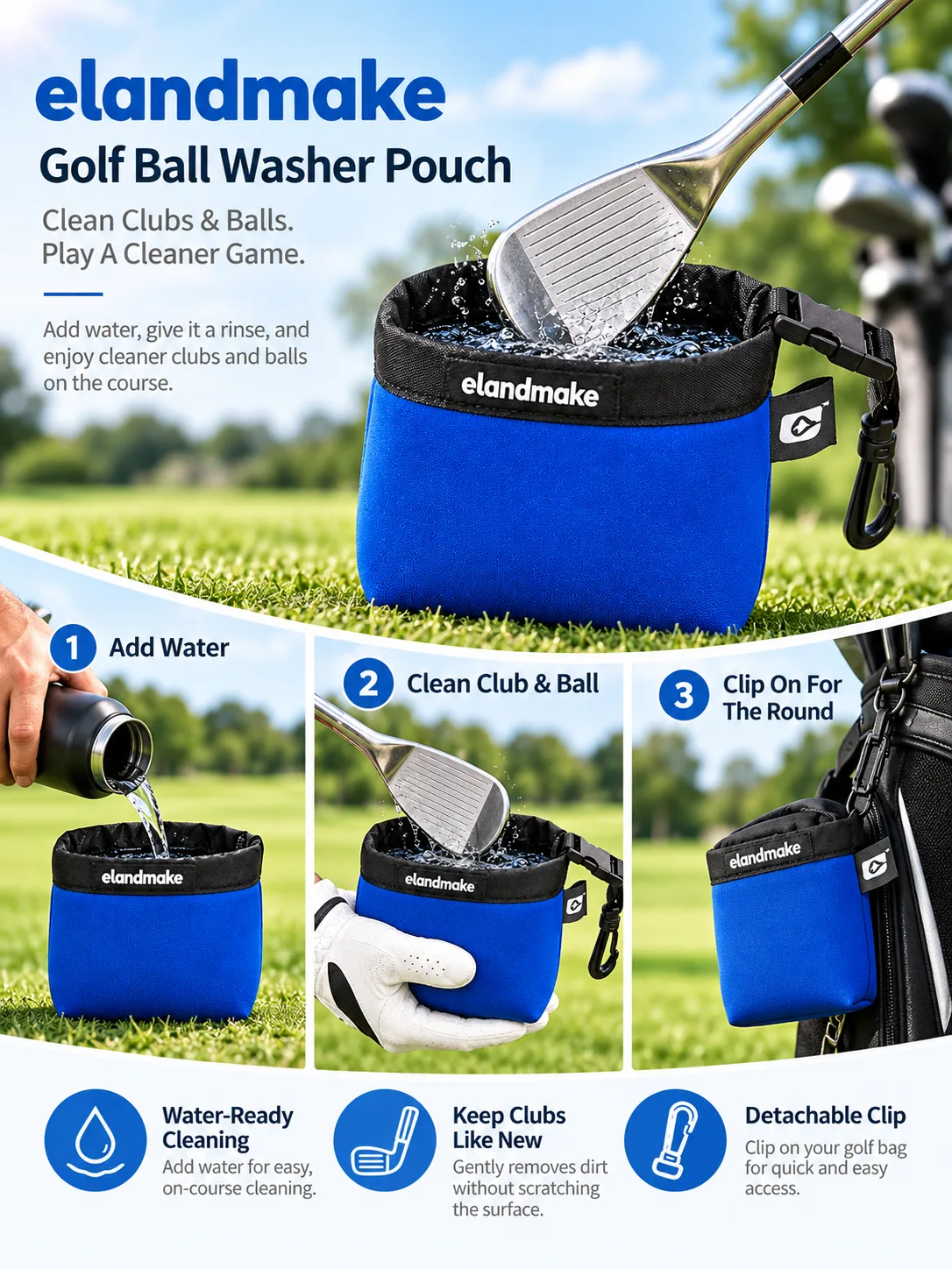 golf club cleaning bag manufacturer