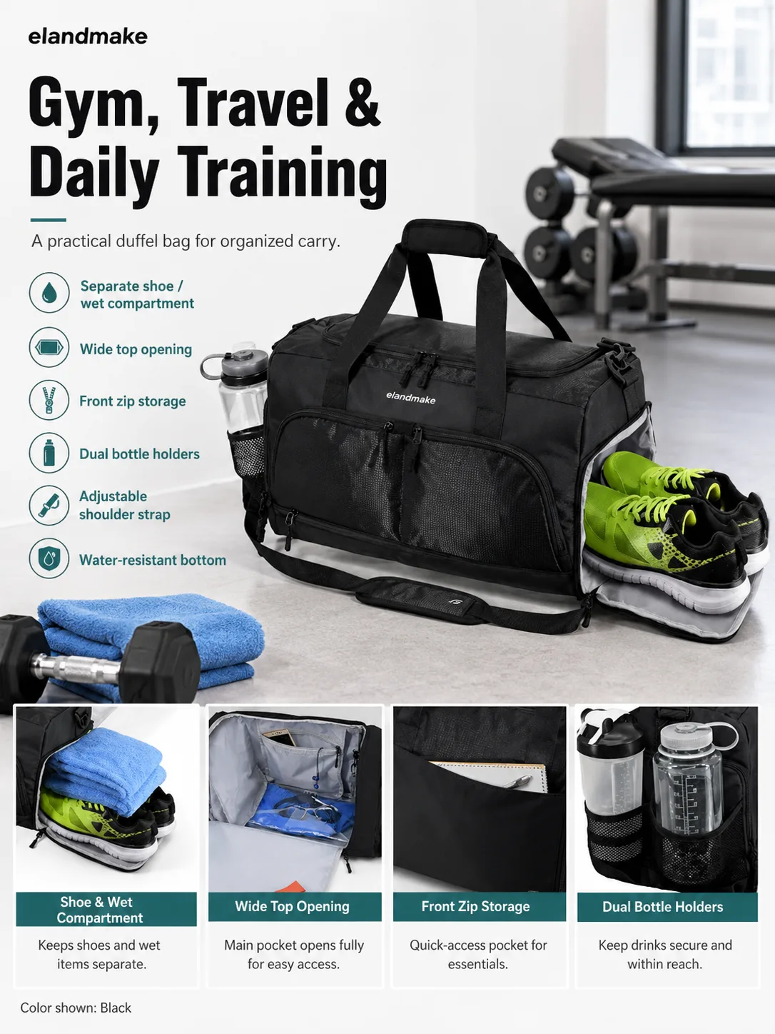 Custom Gym Duffel Bag Factory