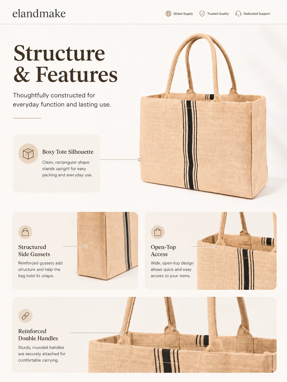 jute tote bag manufacturer
