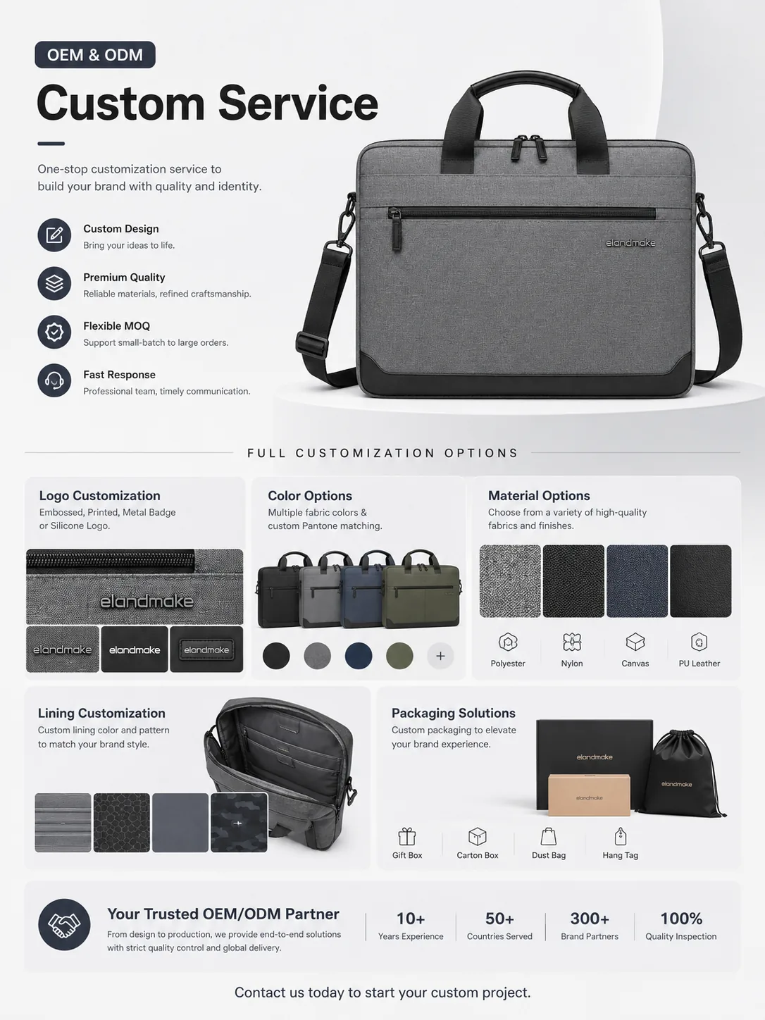 Laptop Bag Manufacturer factory