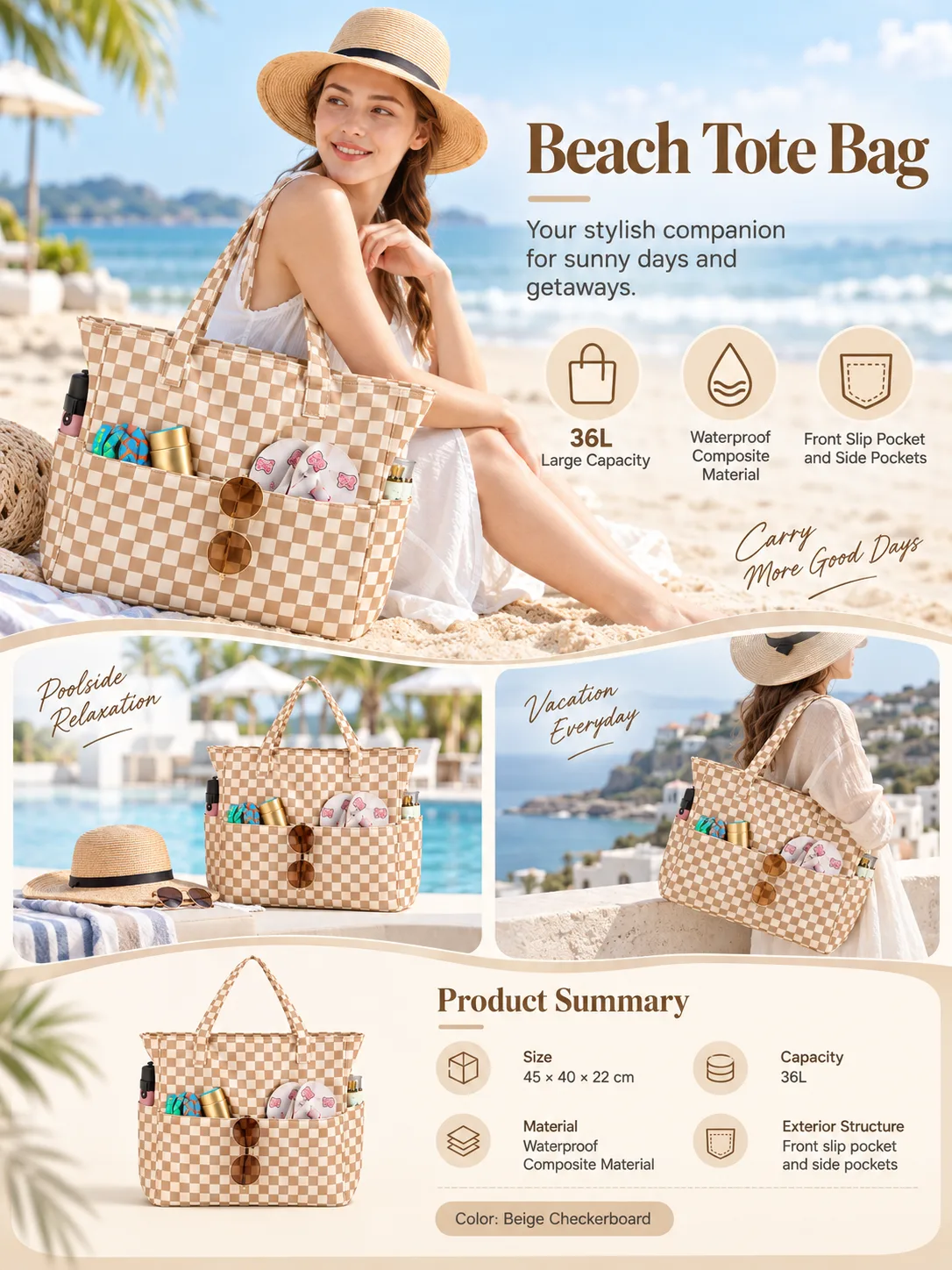 oem beach tote bag manufacturer