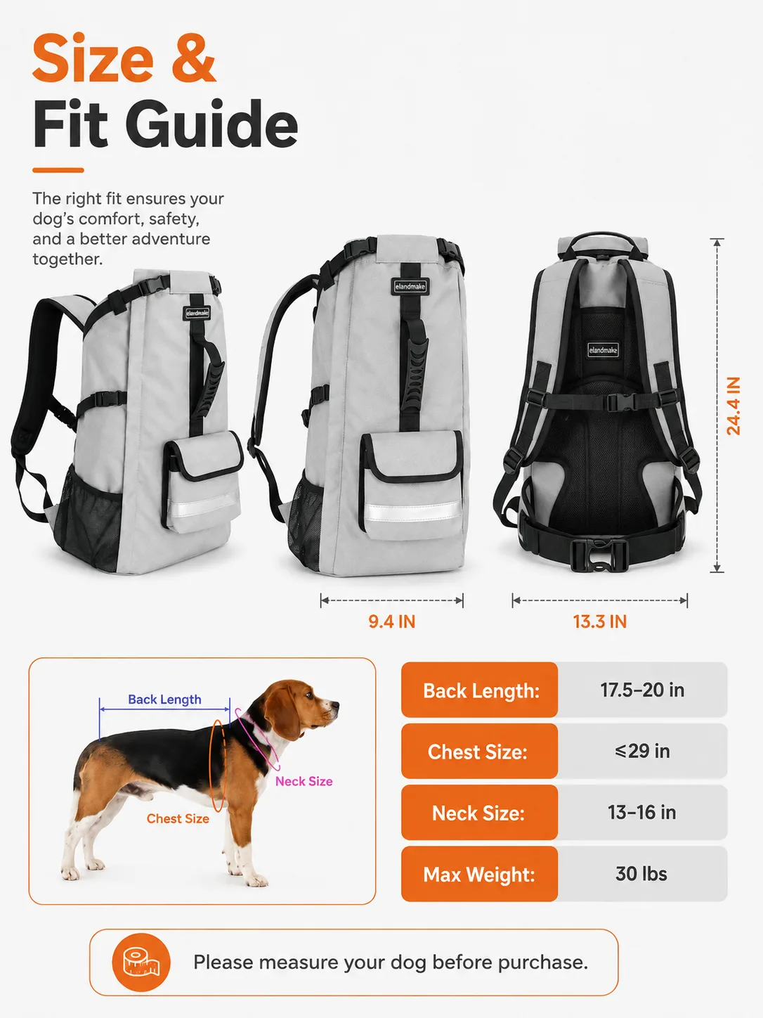 Dog Hiking Backpack Factory