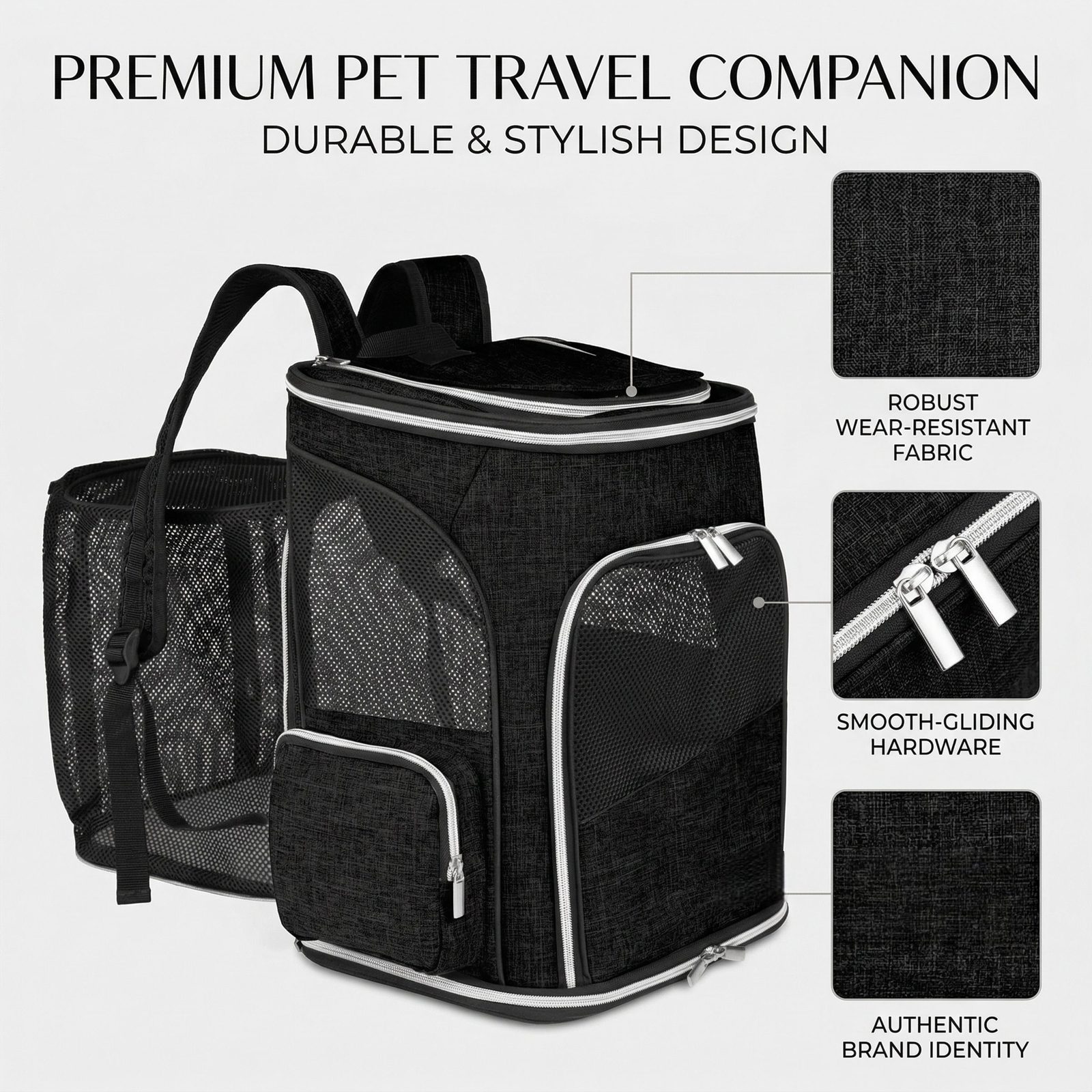 Custom Pet Travel Backpack Factory