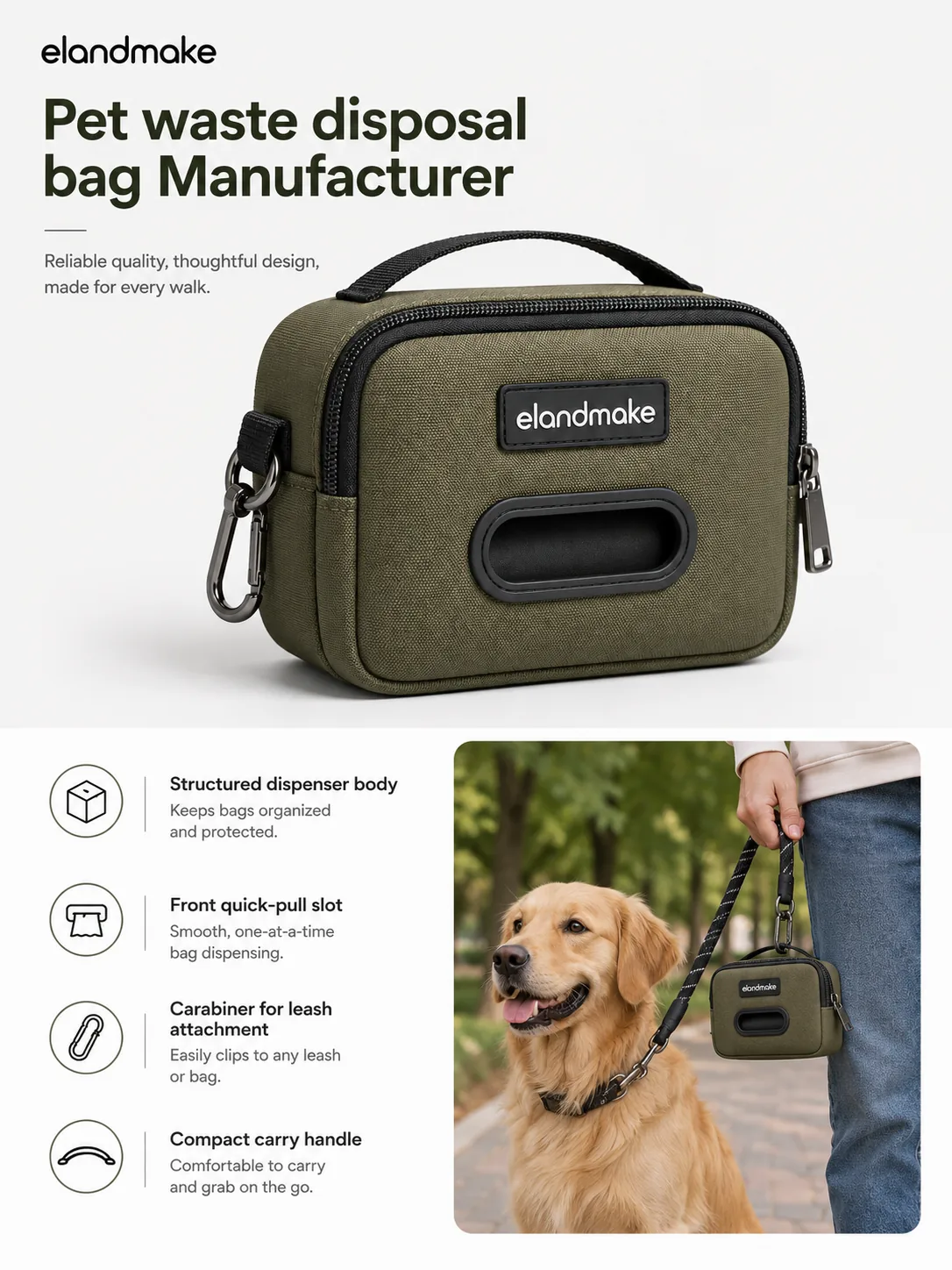 Pet waste disposal bag Manufacturer