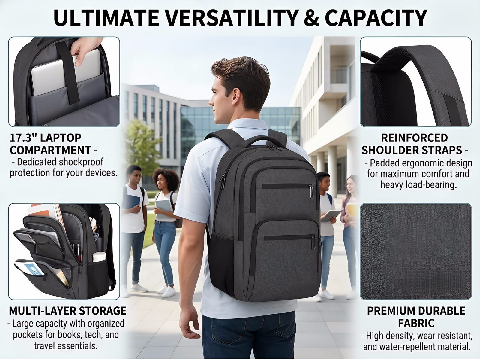 Custom School Backpack Wholesale