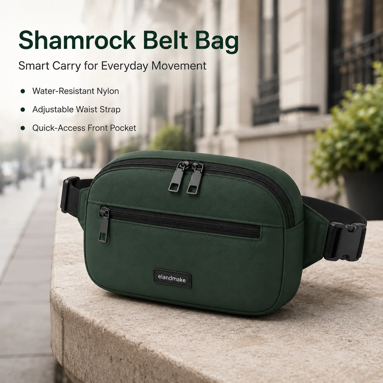Custom Shamrock Belt Bag Supplier