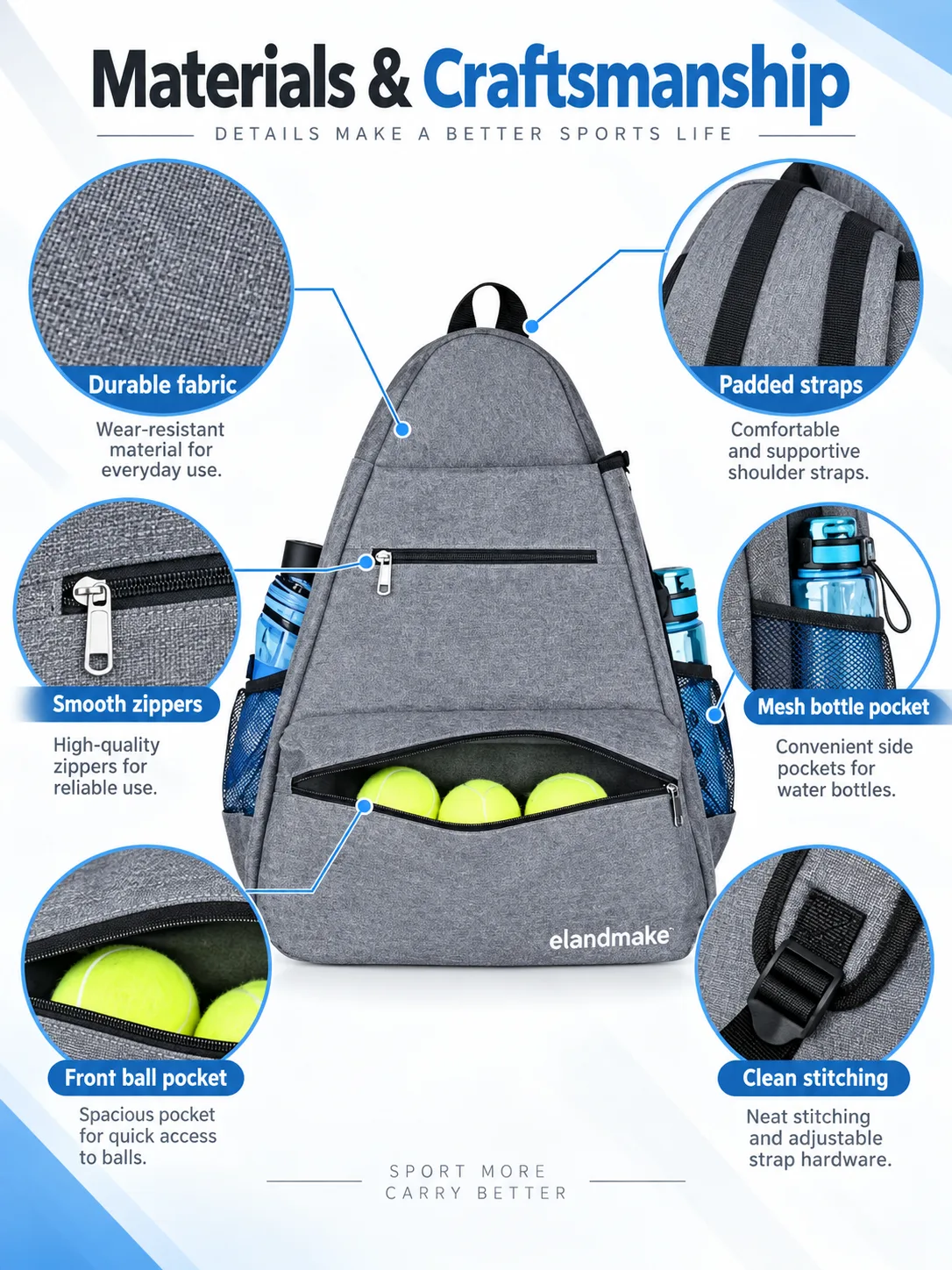 tennis backpack manufacturer