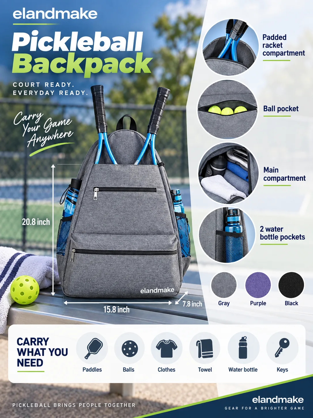 tennis backpack manufacturer