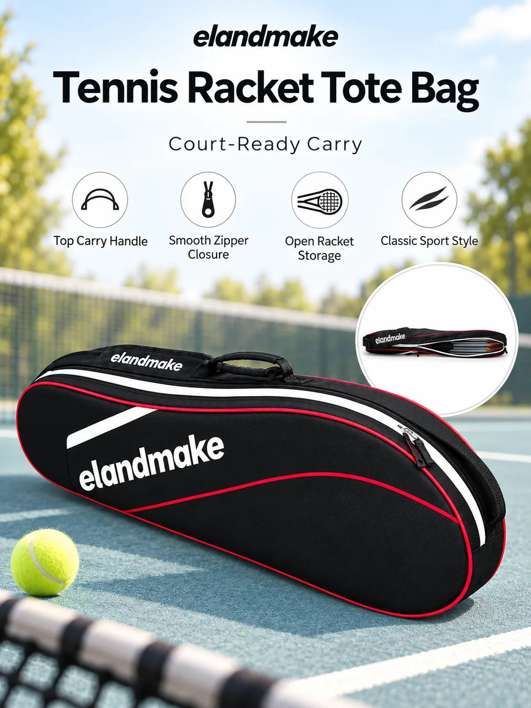 tennis racket tote bag manufacturer