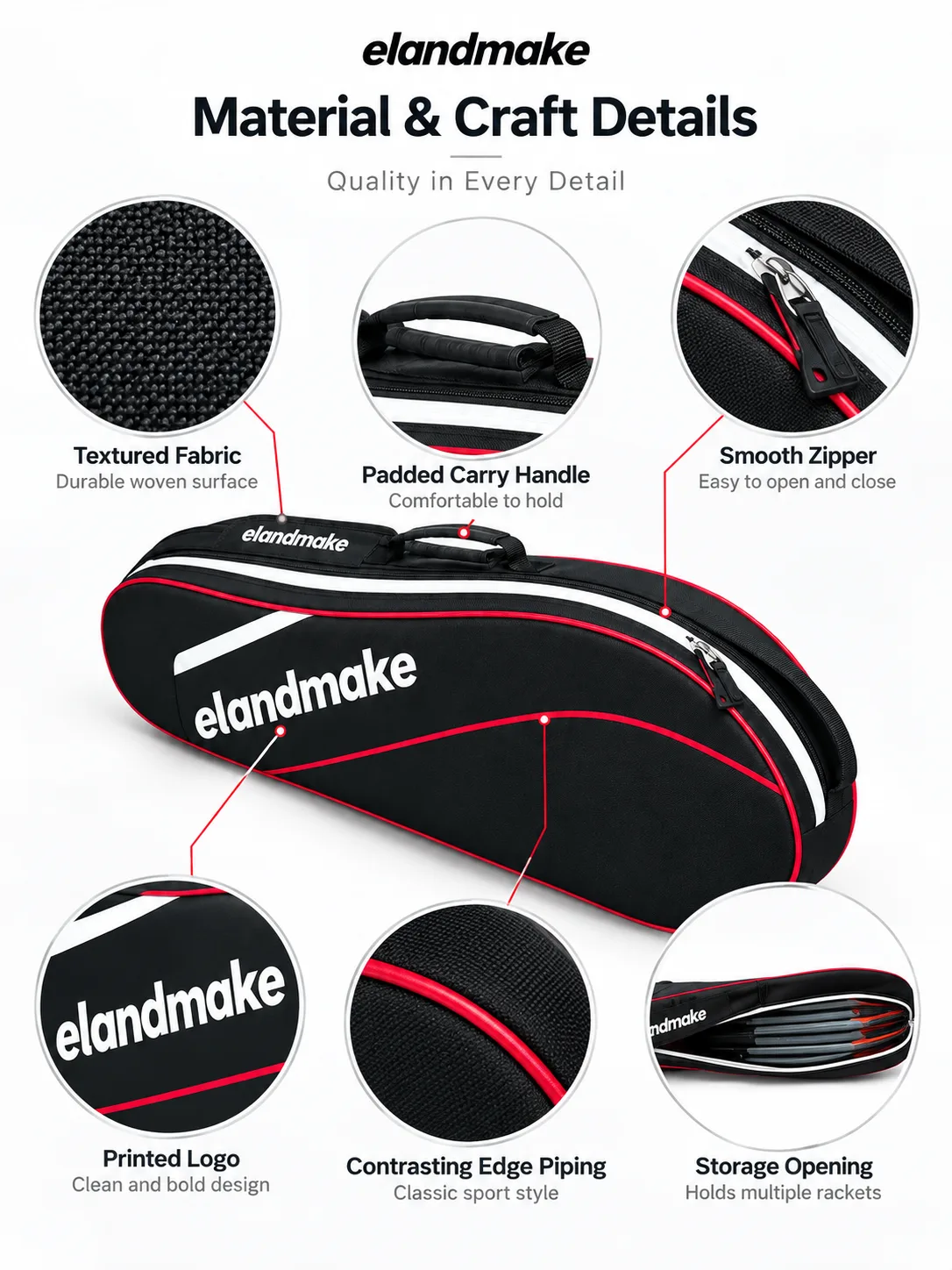 tennis racket tote bag manufacturer
