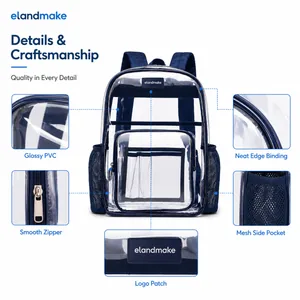 Custom Waterproof Transparent Student School Bag
