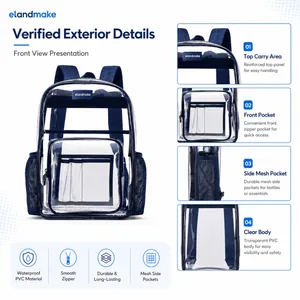 Custom Waterproof Transparent Student School Bag